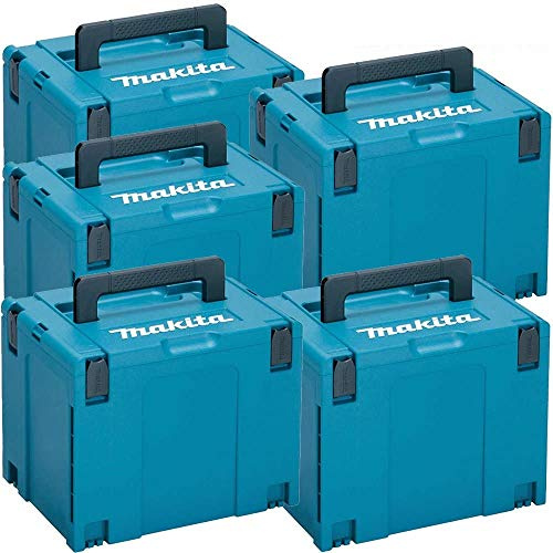 Makita Boxes 821552-6 MakPac Type 4 Stacking Connector Case 396mmx 296mmx 315mm Pack of 5
