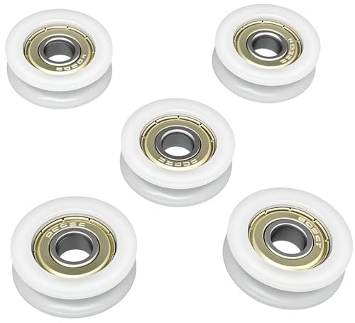 Chiloskit 5 x 8 x 30 x 10 mm Nylon Rollenlager Doppelt geschirmt Innenlager 608zz