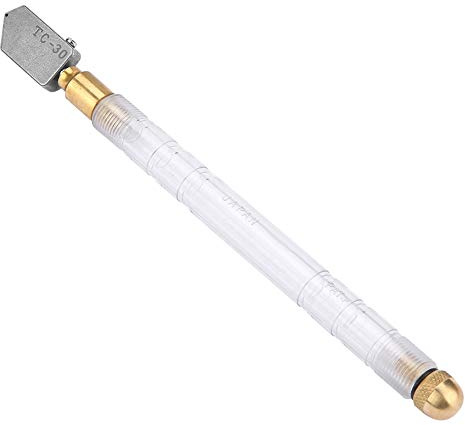 Hand-held Plastic Handle Oil-filled Glass Cutter Multi-function Marking Pen Tile Cutting Tool