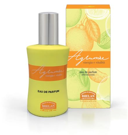 Helan, Agrumèe - Frisches, Zitrusartiges Parfum Damen, Blumiges Parfüm Frauen mit Rose, Jasmin, Amberartiges Eau de Parfum für Damen, Leichte Spritzig Parfums Geschenke für Frauen Made in Italy, 50ml