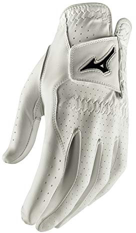 Mizuno 2020 Tour Golf Glove White/Black, X-Large Cadet, Left Hand