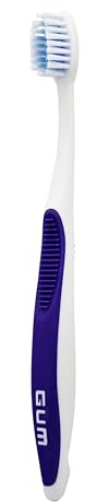 Sunstar GUM 124 Lot de 3 brosses à dents souples KFO à clipser et à fixer avec bretelles