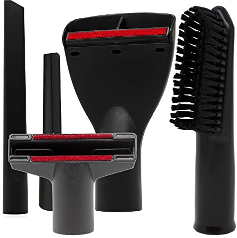 Staubsauger Düsen-Set 5-teilig 35mm kompatibel mit Kärcher Miele AEG Samsung Siemens Bosch Panasonic Philips Universal-Düsen Universalbürste Fugendüse Polsterdüse Staubsaugerdüsen-Set