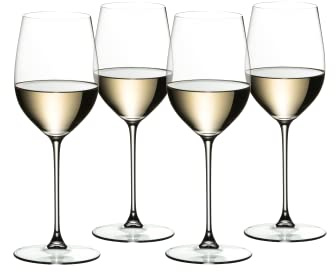 RIEDEL Veritas Weinglas Set, 4 Stück, Glas, Zuhause, Wiederverwendbar, 265 Jahre