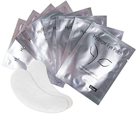 Lunamoon 100paires Patch de Cils Patchs pour Extension de Cils Eyelash Pad | Coussinets d'extension Cils,Pads Cils,Lash Extension Pads,Under Eye Gel Patches,Patchs pour les Yeux,Usage Professionnel