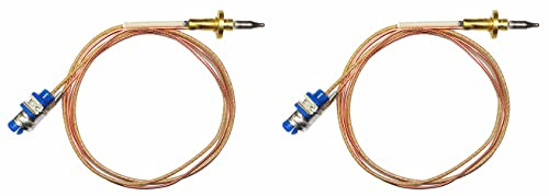 Whirlpool - Termocoppia di sicurezza lunga 520 mm. 481010566193 - per cucina piano cottura - H4956/OR - Prodotto originale (2 pezzi)