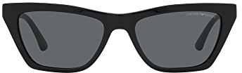 Emporio Armani 0EA4169 Brille, schwarz/grau, 54 Herren, Schwarz/Grau.