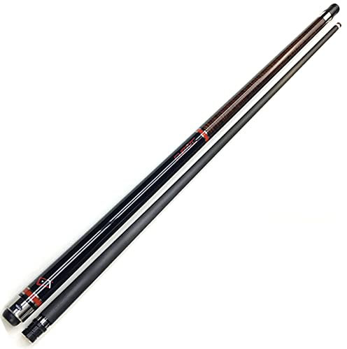 Pool-Queue für Erwachsene 57-Zoll 19 Oz Carbon Fiber Classic House Queue mit solidem schwarzem Schaft 1/2 Split Billard Queue Sticks 10,5 mm Spitze(Color:A,Size:10.5mm Tip)