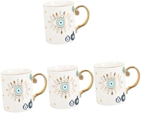 Tazas de café tazas de bebidas Taza de café del diablo Vasos azules Taza de café de cerámica Vasos de té turco Tazas de té pequeñas Taza mística Taza de cerámica delicada Taza de capuchino Taza de