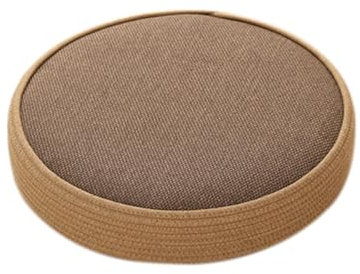 BURLOE Futon Rund Bodenkissen, Meditationskissen Yogakissen Handgefertigt Sitzkissen Für Anfänger Und Geübte Cushion Inlett Baumwolle Waschbar,E,60CM