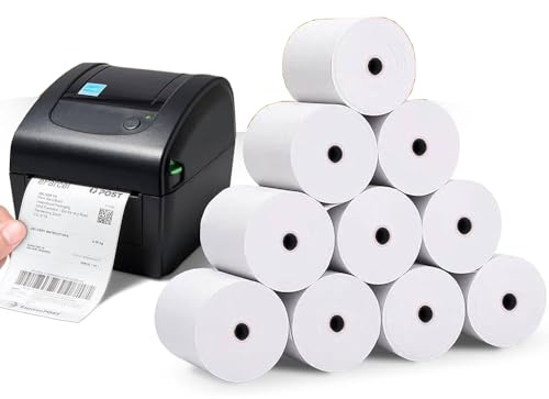 Pack10 80x80 Thermal Paper Till Rolls Till Receipt Roll for EPOS Printer, POS Terminal, Cash Register- EPOS Epson, Star, Samsung, Bixolon, POS Terminals