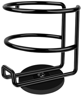 Magnetischer Getränkehalter Wandhalterung Auto Getränkehalter Edelstahl Halterung Wasserbecherhalter für Traktor, Kühlschrank, Mäher, Laufband, Metalloberfläche Schwarz 1 Stück