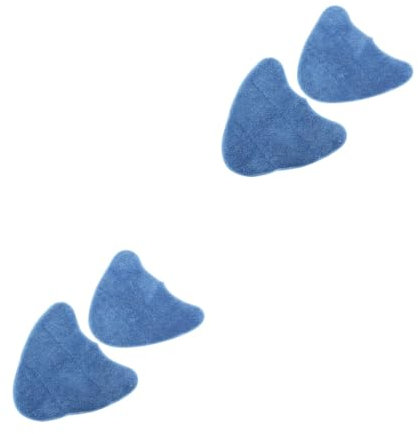 Warmhm 4 Stück Ersatzpads für Dampfreiniger Dampfreinigungszubehör dampfreiniger zubehör Wischpads aus Mikrofaser wiederverwendbare Mikrofaser-Wischpads Mikrofaser-Reinigungsbezüge