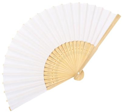 Generico Ventagli, ventaglio pieghevole di carta | Ventagli per invitati al matrimonio portatili,Ventagli cinesi, ventaglio pieghevole in legno, ventaglio di carta per donne, bambini, ragazze, adulti