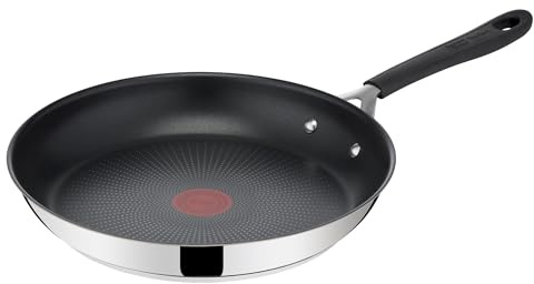 Tefal Jamie Oliver Home Cook Stainless Steel Non-Stick 24cm Induction Frying Pan