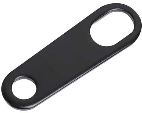 Supporto per Campanella Moto Nero in Acciaio Inox, Fissaggio Portafortuna Campana Guardian Bell per Motociclisti, Biker e Triker, Compatibile con Tutte le Moto e Trike, Design Elegante e Resistente