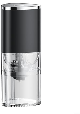 Moulin à café rechargeable en céramique avec arôme frais dans chaque infusion (noir)