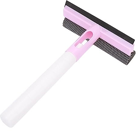 DEARMAMY Limpiador De Ventanas con Rociador De Agua Fregador De Ventanas Limpiacristales Pulverizador Limpiacristales Escobilla De Goma para Limpieza De Ventanas