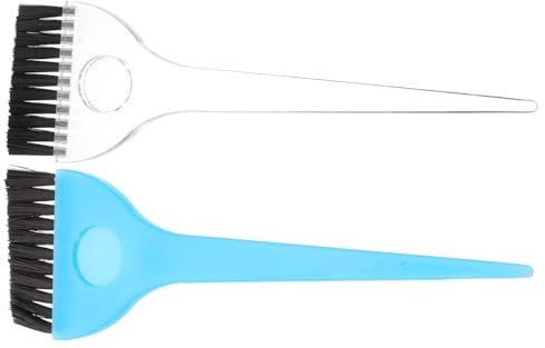 SHERCHPRY 2 Piezas Brocha para Teñir el Cabello Herramienta de Coloración de Pelo Cepillo y Peine para Aplicación de Tinte Casa o Salón para Aplicación Suave y Uniforme