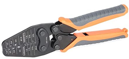 OZBME Pinza idraulica IWS-1442L Pinza per crimpatura di microconnettori per crimpatrice AWG30-14 Terminali a barilotto Aperto Multi Mini Utensili manuali Ampiamente applicata