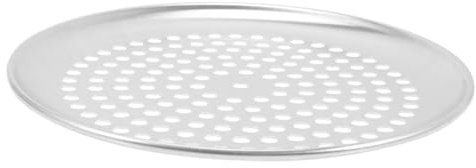 Toyvian Plaque à Pizza Perforée en Alliage d'Aluminium 9 Pouces Plateau à Pizza pour Four avec Trous Larges Accessoire de Cuisson Antiadhésif Réutilisable Croustillante et Polyvalente