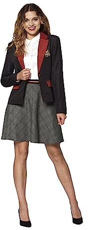 Suitmeister Damen-Blazer - Harry Potter Gryffindor Jacket - Tailliert Party Kostüme - Schwarz