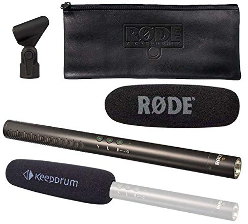 Rode NTG-4+ Plus - Micrófono direccional y protector Keepdrum KDWSVM