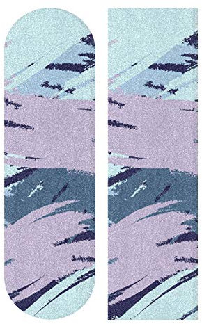 MNSRUU Skateboard-Griffband, buntes Graffiti-Geometrie-Griptape, Schleifpapier für Roller, Rollerboard, 22,9 x 83,1 cm