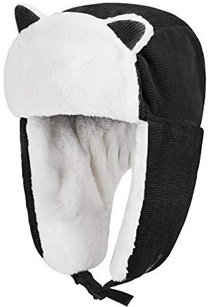 RUIXIA Kinder Fliegermütze Wintermütze mit Ohrenklappen Ohrenschützer Unisex Einstellbar Winddichte Warme Skimütze für Skifahren, Schlittschuhlaufen und andere Kalter Outdoor-Aktivitäten