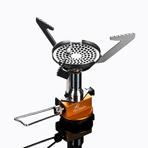 Gas Stove Collapsible Stainless Small Gas Heater Portable Mini Outdoor Heater Adjustable Space Heater Garden Heaters for Indoor Camping Fishing 10.7x8.5CM