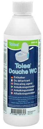 Toiee Douche WC Entkalkungsmittel (500 ml) Kann verwendet werden für Geberit Aqua Clean Mera, Sela, Suma usw