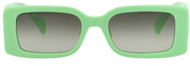 Gucci Damen Gg1325s Sonnenbrille, Grün/Grün/Grün, 52