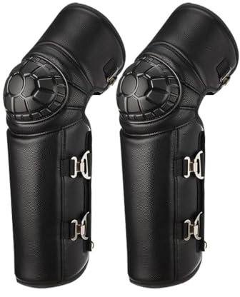 ACMEDE ginocchiere termiche invernali da moto in pelle neve antivento scaldino protezione per motocicletta, coppia di ginocchiere termiche scaldamuscoli per moto e scooter antifreddo