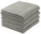Schiesser Handtuchset Turin | Frottier | 4-teilig | Reiskornoptik | 100% Baumwolle | flauschig, saugstark, farbecht | Oeko-Tex® Made in Green Zertifiziert | Kordelaufhänger | 50x100cm | Grau