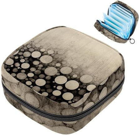 Sacchetto di immagazzinaggio del tovagliolo sanitario,Borsa mestruale,Sacchetto di tampone,Pietre dell'acquerello dell'annata,Sacchetto del periodo