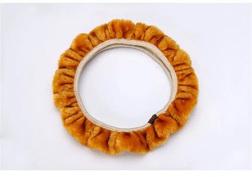 Rivestimento Protettivo Volante Coprivolante Per Auto, Coprivolante, Resistente All'usura, Assorbente Del Sudore, Sicuro, Semplice Ed Elegante Decorazione Per Auto Copristerzo(Brown B)