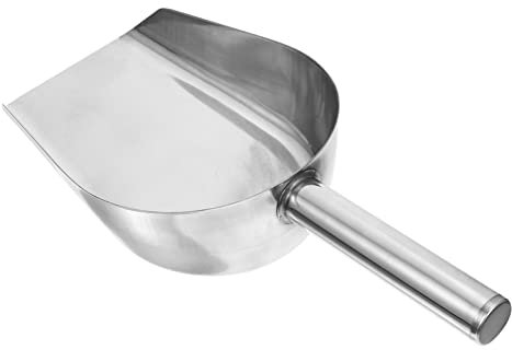 MOTHNUR Paletta Multiuso Acciaio Inossidabile Per Ghiaccio Riso e Cereali Utensile Da Cucina Facile Da Pulire e Maneggiare Superficie Liscia e Resistente Perfetta Per Bar e Feste