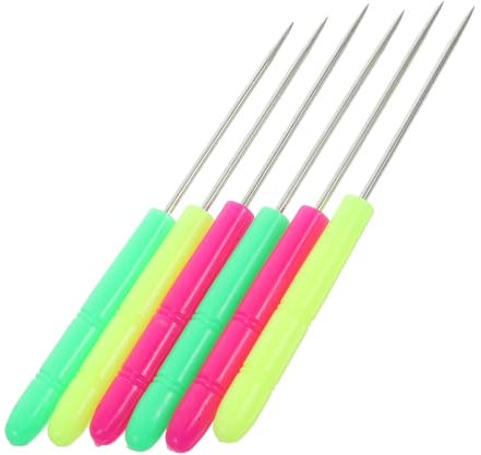 Alipis Set 6 Aghi per Mescolare e Decorare Biscotti e Torte, Strumento Multiuso per Glassa e Scrittura Zucchero, Resistente e Affilato Custodia