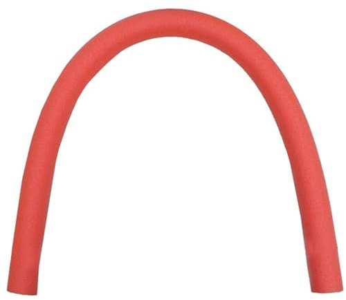 Pool -Nudel hohe Auftriebsschwimmnudel EPE Schaumbadnudeln 59 Zoll hohl gerade Schaum -Nudeln für Schwimmtraining, Wasserspiel, Accessoires, Rot