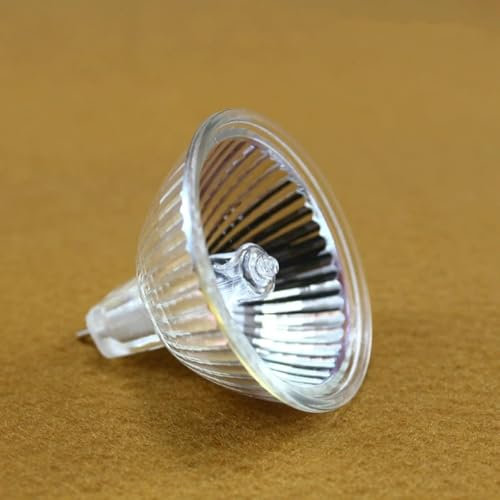 BLOMDE Bulbo alogeno MR16, 12V 20W Gu5.3 Spotlight, 2 pin 38 ° Angolo caldo Assoluta White Dimmabile Bulbo della guida dimmerabile 12V-20W2PCS