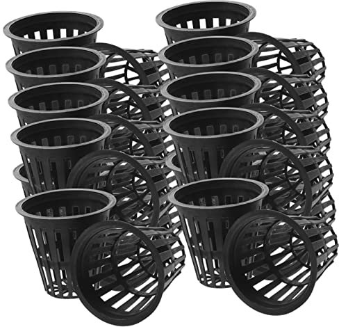 Toyvian 100pièces Pot Panier Hydroponique Filet Paniers De Culture Hydroponique pour Plantes Et Légumes Faciles à Utiliser