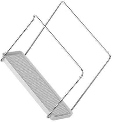 COLLBATH de Dispensador Fregadero Organizador Cocina en Acero Inoxidable Rejilla de y PP para Escurrir Diseño Práctico y Elegante para Almacenamiento Esponjas de Jabón