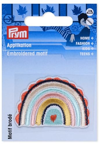 Prym 922024 Applikation Regenbogen aufbügelbar