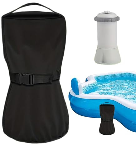 Skydd för sandfilterpump – vattentätt UV-beständigt filterpumpskydd | säkra pooltillbehör för snö och regn skydd för fest hotell trädgård utomhus