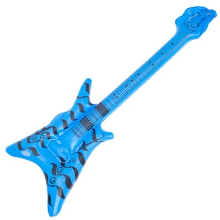 ARTSEWPLY Chitarra Gonfiabile Decorativa Musicale 60 Cm, Supporto Gonfiabile Leggero e Portatile Per Feste a Tema Rock Anni 80, Cosplay e Spettacoli Per Ragazzo Ragazza e Ragazzi