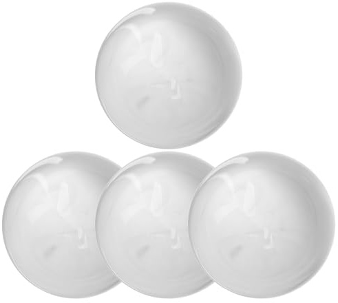 FIXOSHEE 4 Sfere di Cristallo in Vetro Trasparente 50Mm – Decorazioni Feng Shui per Casa e Ufficio – Accessori Fotografici Globo di Vetro per Meditazione e Ornamenti da Tavolo