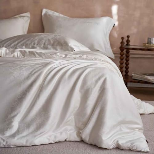 HLTQL Trapunta Matrimoniale, Piumino Invernale Imbottito in Seta di Gelso, Coperta Invernale Matrimoniale, Piumone Invernale Spesso, Piumino Trapuntato Reversibile.(150x200cm/1.8kg)