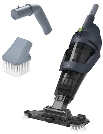 (NEU 2026) BWT Poolsauger Akku ES50, kabelloser Pool Bodensauger | Kabellos, 40min Laufzeit, 2000 mAh, für Pools bis 25000l, USB-Ladung
