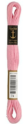Anchor Mattstickgarn, 4335000-00074, Farbe:pastell rosa, Stickgarne