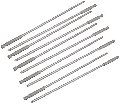 Aexit Queue hex 1/4 250mm Long 4,5mm tournevis cruciforme PH1 Bit magnéto 980C832